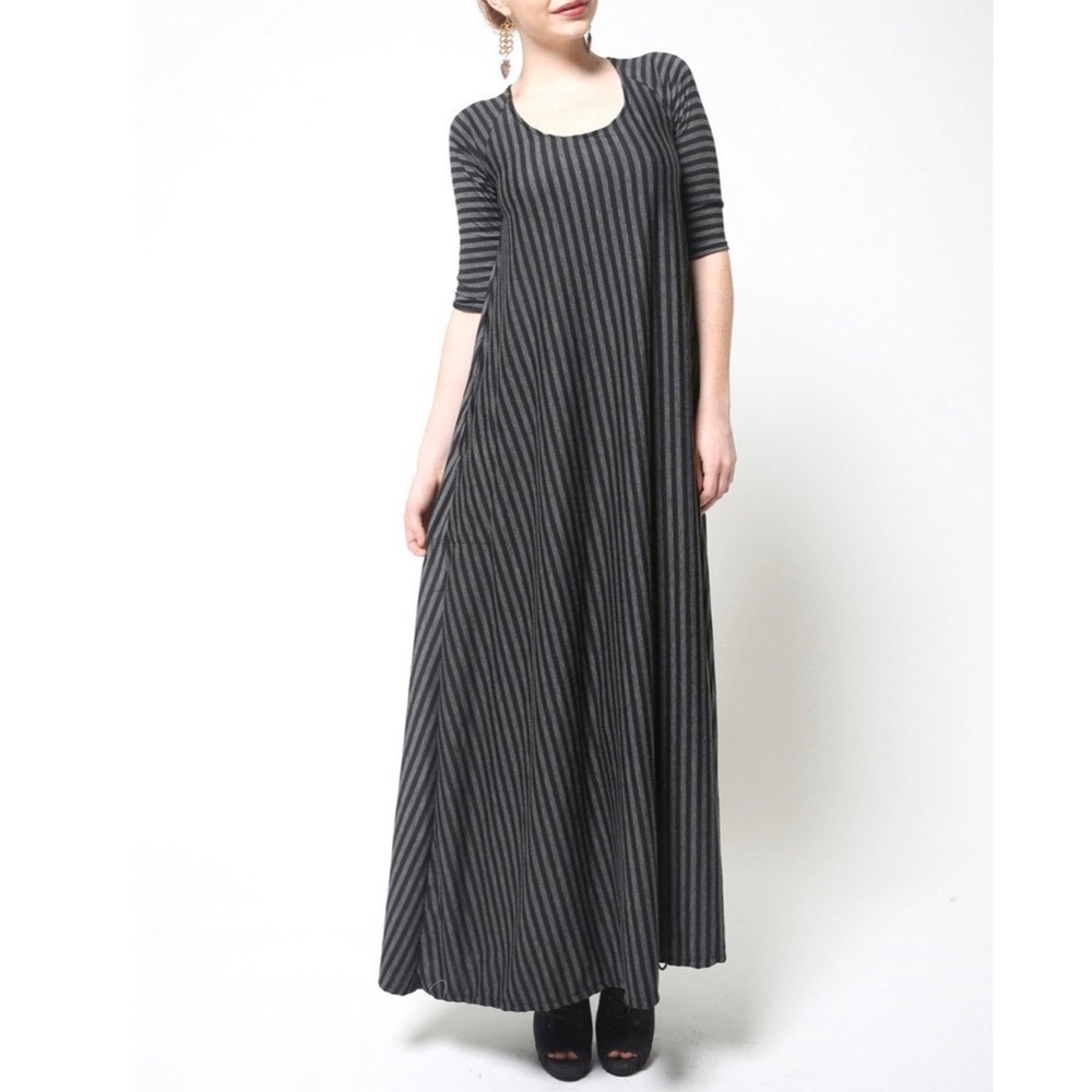 Kucoon Designs Trina Striped Maxi Dress